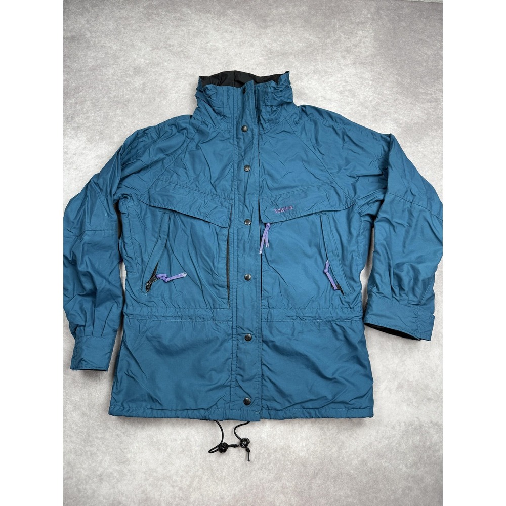 Vintage Solstice Jacket Mens Medium‎ WS Gore-Tex Waterproof Hooded Parka 90s USA